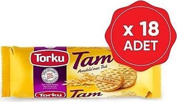 Torku Tam Yulaflı Yulaflı Bisküvi 18x125 gr