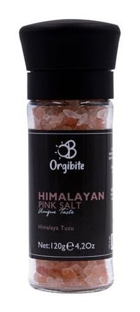 Orgibite İyotlu Kristal Himalaya Tuzu Değirmen 110 gr