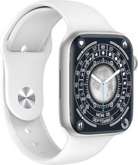 Wiwu SW01 Pro 45 mm Silikon Kordon Kare Unisex Akıllı Saat Gri