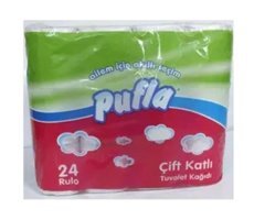 Pufla 2 Katlı 24'lü Rulo Tuvalet Kağıdı