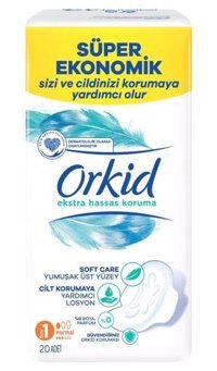 Orkid Extra Hassas Koruma İnce 20'li Hijyenik Ped 4 Adet