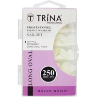 Trina Parlak 250'li Oval Beyaz Takma Tırnak