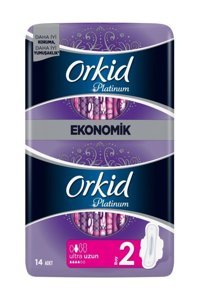 Orkid Platinum İnce 14'lü Hijyenik Ped 6 Adet