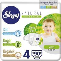 Sleepy Maxi 4 Numara Cırtlı Bebek Bezi 3x90 Adet
