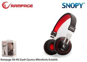 Snopy Sn-R6 Kulak Üstü Kablolu Bluetooth Kulaklık Kırmızı-Siyah
