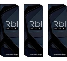 Rebul Black EDT Odunsu Erkek Parfüm 3x20 ml