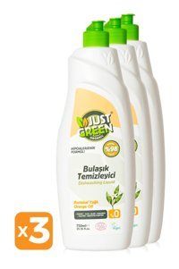 Just Organik Limon Kokulu El Bulaşık Deterjanı 3x750 ml