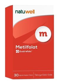 Natuwell Metilfolat Yetişkin 30 Adet