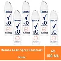 Rexona Musk Sprey Kadın Deodorant 6x150 ml
