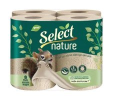 Select Nature 3 Katlı 8'li Rulo Tuvalet Kağıdı