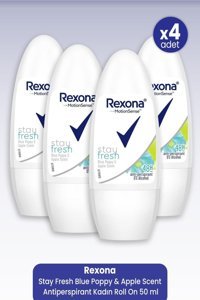 Rexona Stay Fresh Blue Roll-On Kadın Deodorant 4x50 ml