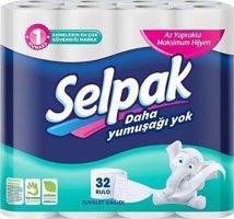 Selpak 3 Katlı Kokulu Renkli 64'lü Rulo Tuvalet Kağıdı