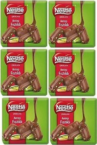 Nestle Classic Antep Fıstıklı Çikolata 60 gr 6 Adet