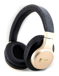 Guess Script Gold Kulak Üstü Bluetooth Kulaklık Siyah
