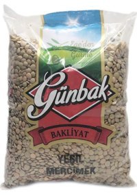 Günbak Yeşil Mercimek 1 kg