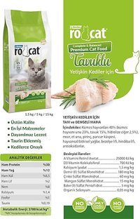 Ro Cat Tavuklu Kısırlaştırılmış Yetişkin Kuru Kedi Maması 15 kg