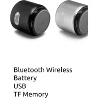 Royaleks Mini Bluetooth Hoparlör Gri Siyah