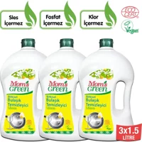 Mom's Green Limon Kokulu El Bulaşık Deterjanı 3x1.5 lt