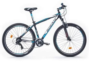 Bisan MTX 7100 26 Jant 21 Vites Dağ Bisikleti Siyah - Mavi