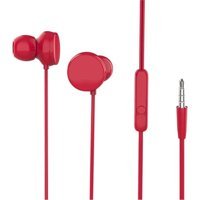 Zore ER04 Silikonlu Mikrofonlu 3.5 mm Jak Kablolu Kulaklık Kırmızı