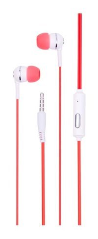 Syrox SYX K7 Silikonlu Mikrofonlu 3.5 mm Jak Kablolu Kulaklık Kırmızı