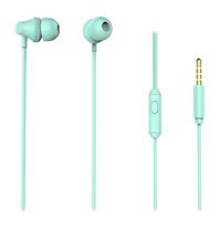 Rampage SN R99 Silikonlu Mikrofonlu 3.5 mm Jak Kablolu Kulaklık Turkuaz