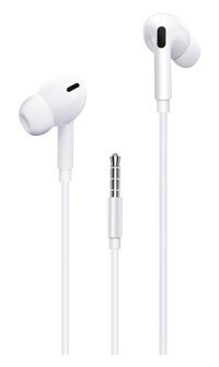 Nettech NT HS04 Silikonlu Mikrofonlu 3.5 mm Jak Kablolu Kulaklık Beyaz