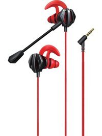 Newface REP L19 Silikonlu Mikrofonlu 3.5 mm Jak Kablolu Kulaklık Kırmızı Siyah