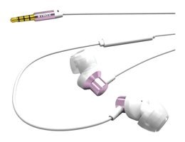 Syrox K15 Silikonlu Mikrofonlu 3.5 mm Jak Kablolu Kulaklık Pembe