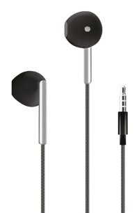Linktech H45 Silikonsuz Mikrofonlu 3.5 mm Jak Kablolu Kulaklık Siyah