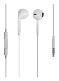 Syrox K12A Silikonsuz Mikrofonlu 3.5 mm Jak Kablolu Kulaklık Beyaz