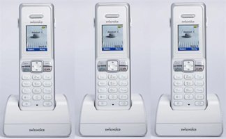 Swissvoice IH250 3 Ahize Ekranlı Kablosuz Telsiz Telefon