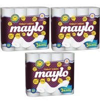 Maylo Süper 3 Katlı 3x32'li Rulo Tuvalet Kağıdı