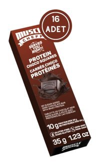 Muscle Cheff Bitter Çikolata 35 gr 16 Adet