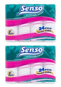 Senso 2 Katlı 2x24'lü Rulo Tuvalet Kağıdı