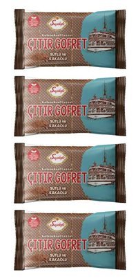 Seyidoğlu Sütlü Çikolatalı Gofret 4x200 gr