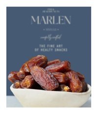 Marlen Medine Organik Şekersiz Çekirdekli Hurma 1 kg