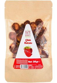 Egeye Dönüş Cipsi Organik Şekersiz Çilek 30 gr