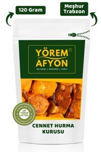 Gülçehre Trabzon Güneşte Kurutulmuş Cennet Organik Şekersiz Hurma 120 gr