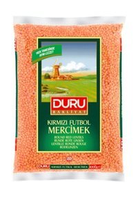 Duru Bakliyat Futbol Kırmızı Mercimek 1 kg