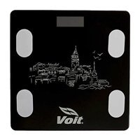 Voit Yağ Ölçen Vücut Analizi Yapan Bluetoothlu Kas Ölçen Dijital Akıllı Tartı
