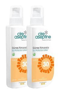 Cire Aseptine 30+ Faktör Tüm Ciltler İçin Leke Karşıtı Yüz Güneş Kremi 2x200 ml