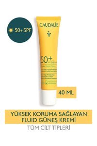 Caudalie Vinosun 50+ Faktör Tüm Ciltler İçin Nemlendirici Suya Dayanıklı Yüz Güneş Kremi 40 ml