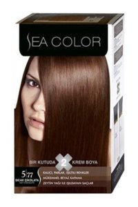HbsStor 5.77 Sıcak Çikolata Krem Saç Boyası 2x2x50 ml