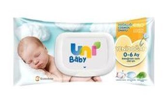 Uni Baby Yenidoğan 40 Yaprak 5'li Paket Islak Mendil