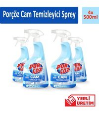 Porçöz Okyanus Ferhalığı Cam Temizleyici Sprey 4x500 ml