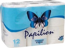 Papilion 3 Katlı 12'li Rulo Tuvalet Kağıdı