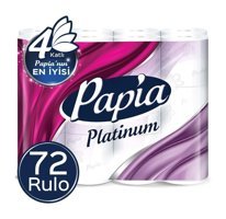 Papia Platinum 4 Katlı 3x24'lü Rulo Tuvalet Kağıdı