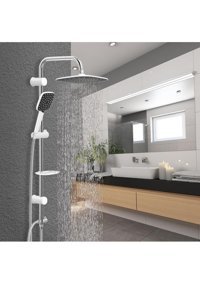 Baymera Harmony Yağmurlama Sürgülü Mafsallı Masajlı Duş Seti