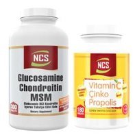 Ncs Glucosamine MSM-Vitamin C Çinko Propolis Portakal Yetişkin Vitamin 180 300 Adet Tablet